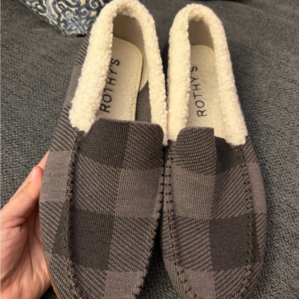 Rothy's Men's Brown Loafers with Cream Lining size 11 - Picture 2 of 6